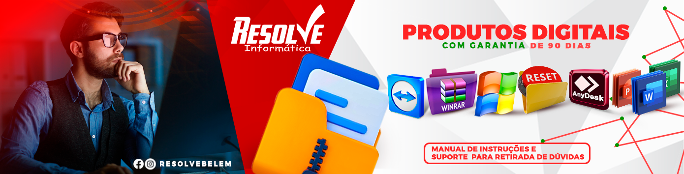 Resolve Informática — Softwares originais com entrega imediata
