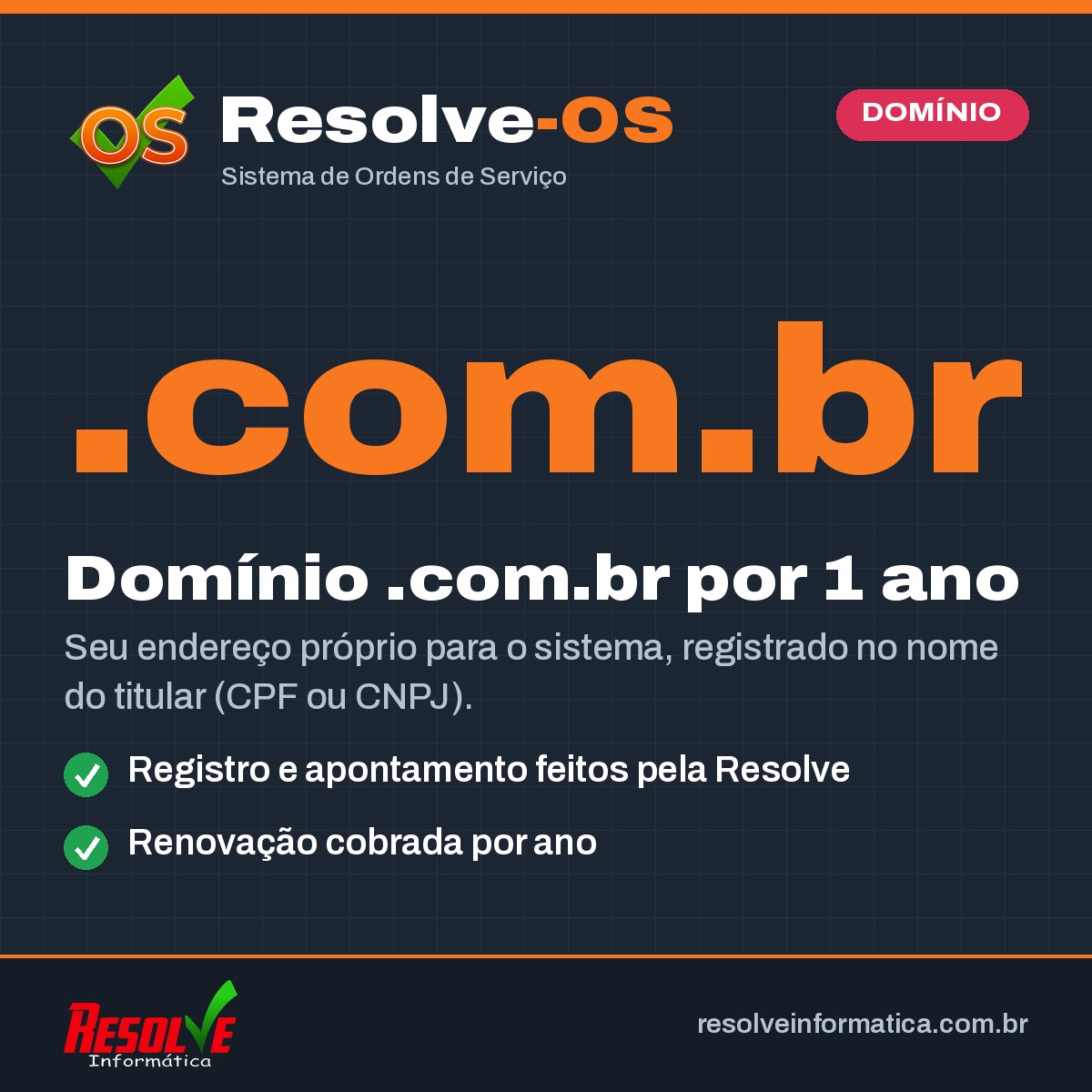 Domínio .com.br (1 ano) - Imagem 2