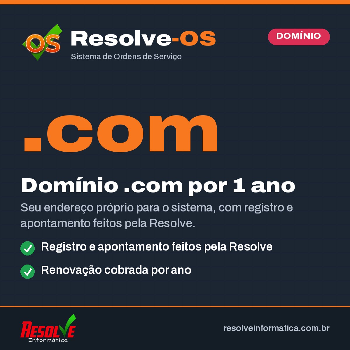 Domínio .com (1 ano) - Imagem 2