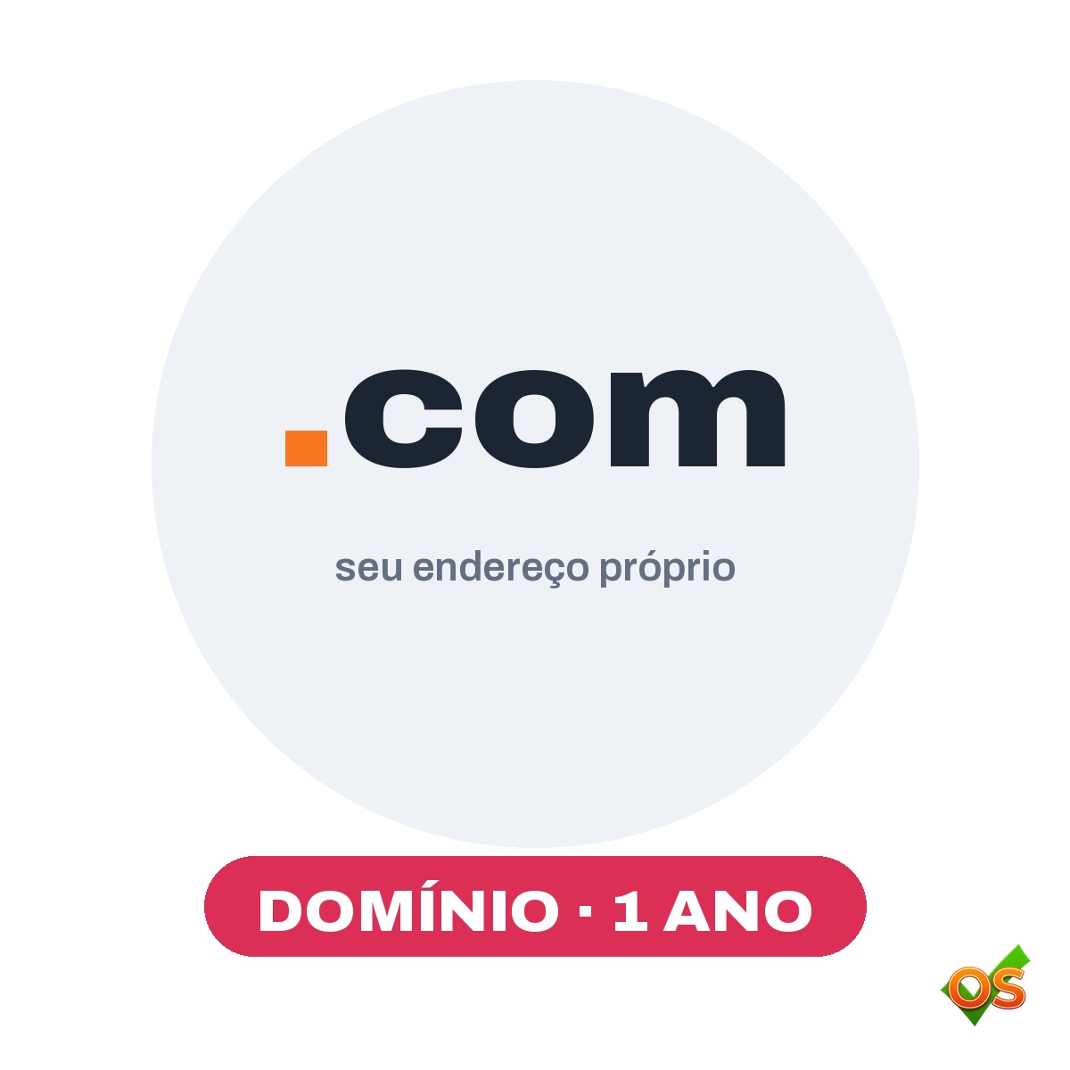 Domínio .com (1 ano)