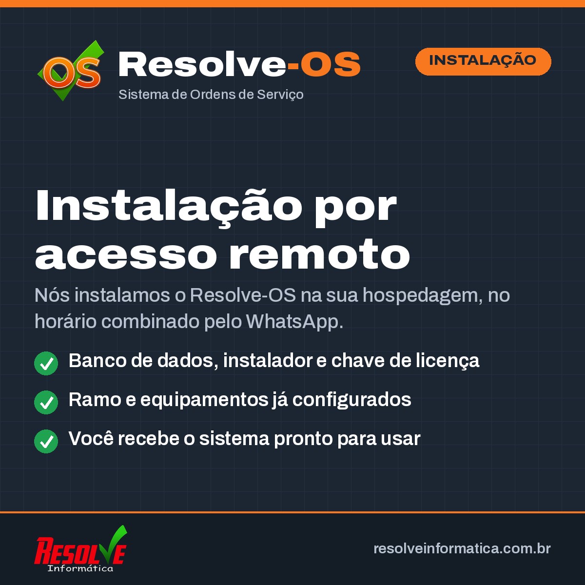 Instalação do Resolve-OS por acesso remoto - Imagem 2